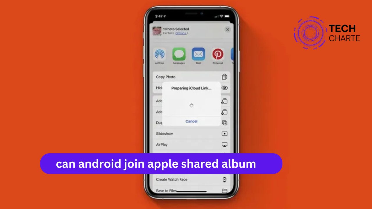 can android join apple shared album